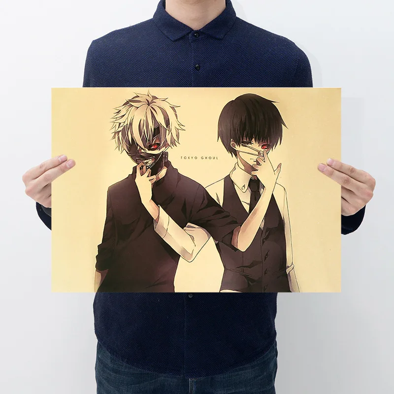 

Kraft Paper Posters / Tokyo Ghoul / Wall Sticker Kids Room Decoration Vintage Retro posters