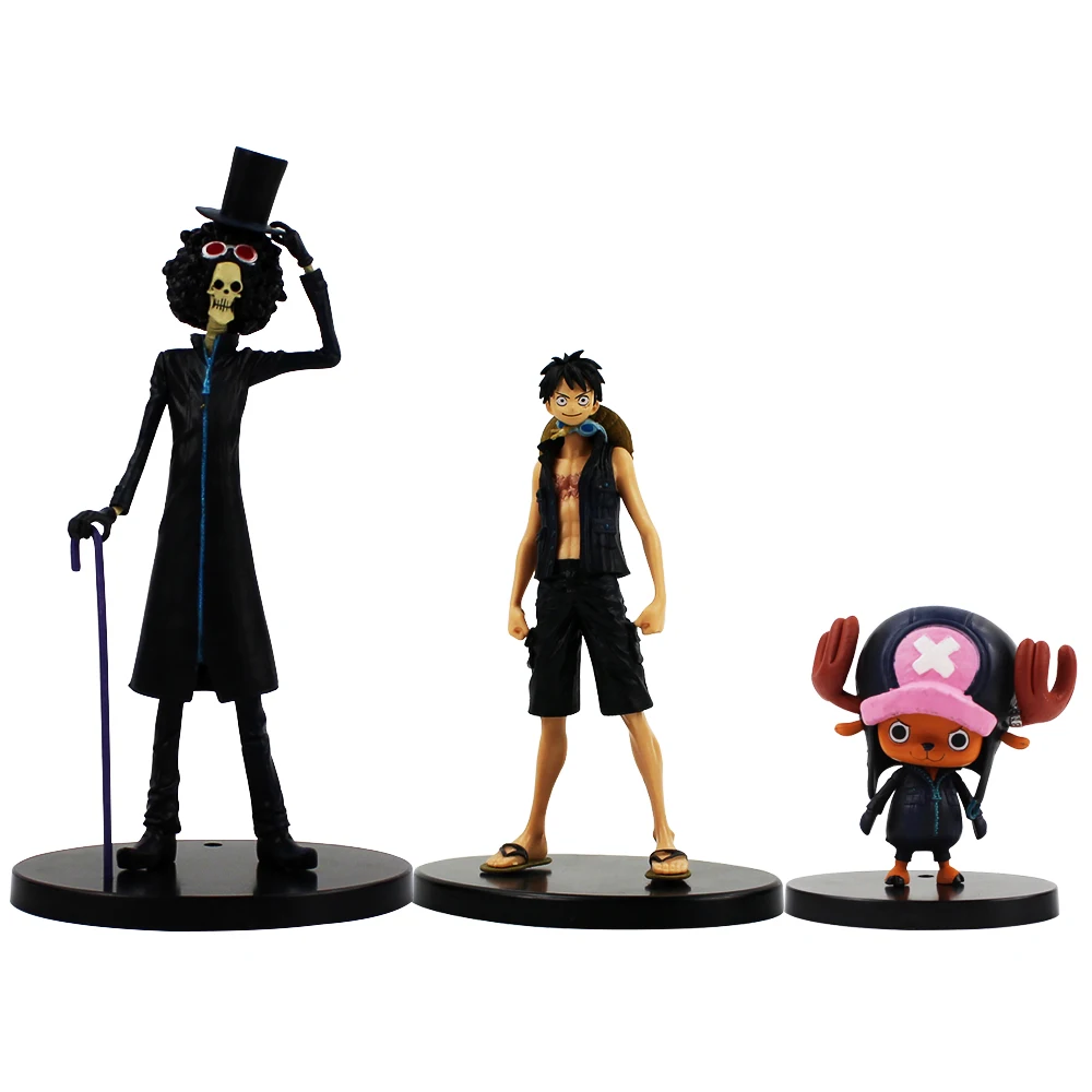 9 шт./лот цельная фигурка игрушки Luffy Nami Robin Chopper Zoro Sanji Brook Usopp Franky Золотая Модель