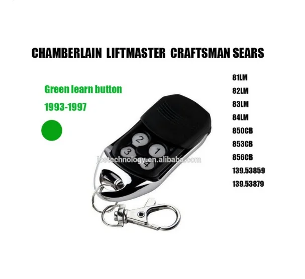 

1pcs-10pcs Liftmaster 81LM 82LM 83LM 84LM Green Learning button 390MHz Compatible garage door remote controller