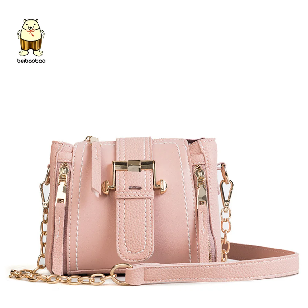 

Beibaobao Pu Leather 2019 New Brand Women's Messenger Bags Fashion Shoulder Package Female Crossbody Design Bags