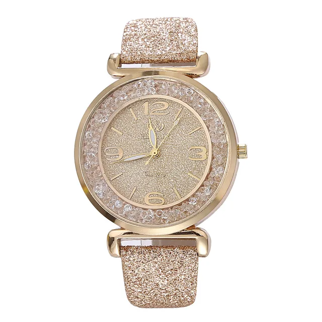 Hot Sales Fashion Geneva Brand Leather Watch Women Ladies Crystal Stainless Stee Hot Sales Fashion Geneva Brand Leather Watch Women Ladies Crystal Stainless Stee