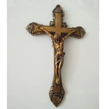 

Christ Wall Crucifix Jesus Crucified Calvary Figurine Sacrifice