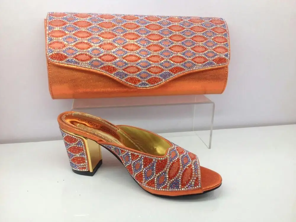 fashion african font b shoe b font and bag set for font b party b font