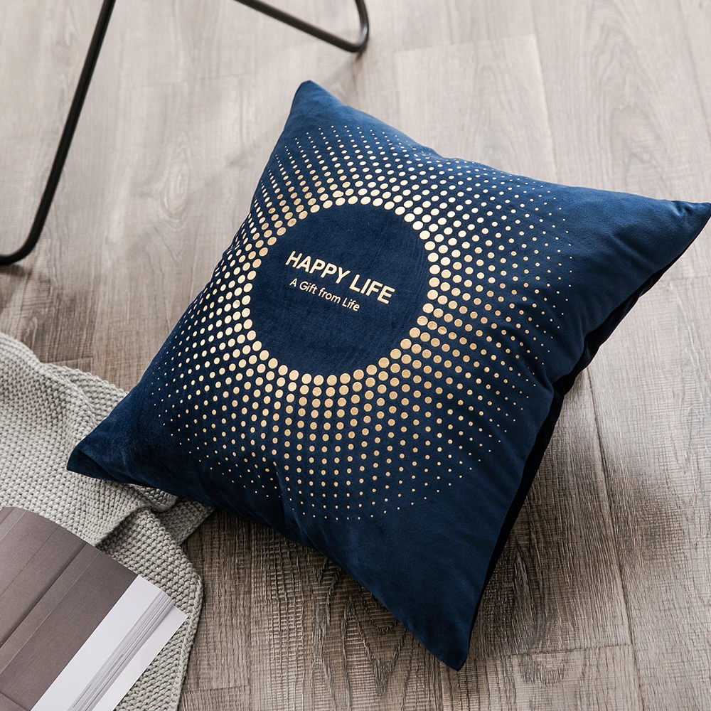 Набор из 4 декоративных бархатных наволочек, мягкая подушка с узором в виде квадратов, сплошной диванная подушка с наволочкой, чехлы для дивана, спальни