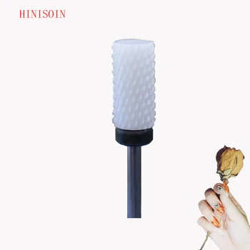 

White-10PCS -Ceramic Nail Drill Bit - Large Barrel Bit - (0080.066)