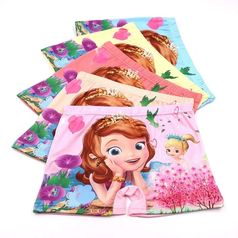 

Girl Baby Underwear Cotton Print Ice And Snow Witch Cartoon Cartoon Girl Underwear