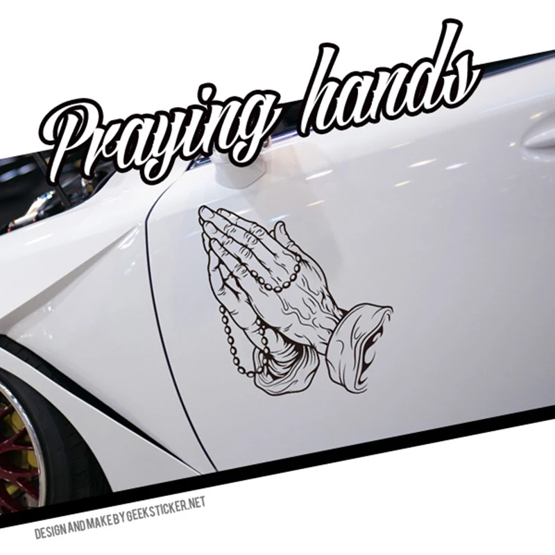 Buddha blessing decoration die cut vinyl stickers for cars,car styling