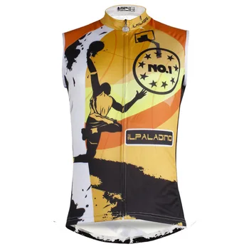 

Dunk Pattern Men's Sleeveless Bicycle Clothing 100%Polyester Quick Dry Cycling Jerseys Crewneck Ciclismo Ropa Size S To 6XL