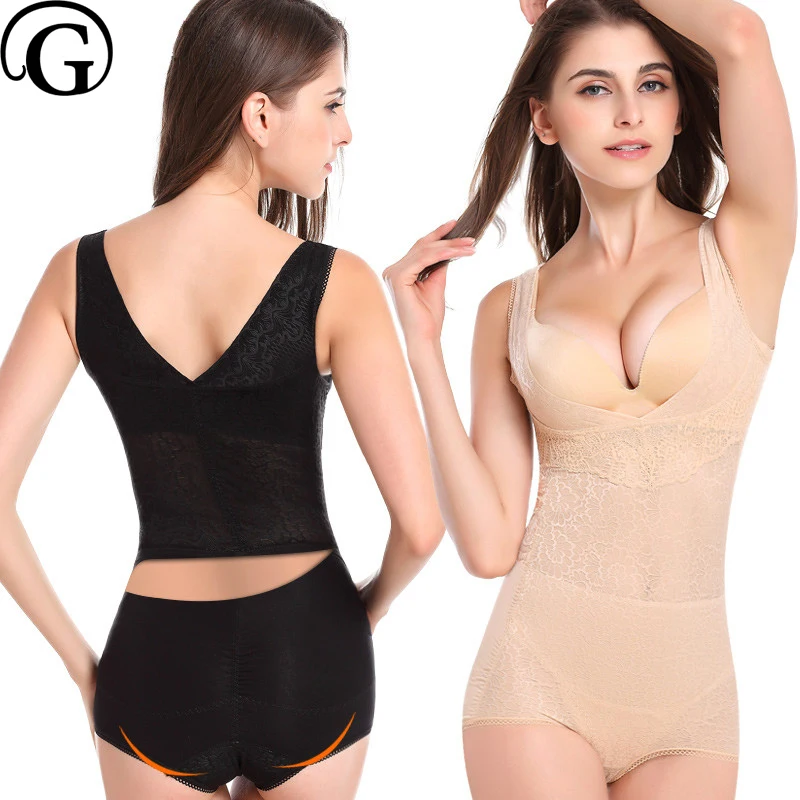 PRAYGER New Fashion open butt slimming body suits one piece lift breast control waist shapers abdomen slimmer corset Body : image PRAYGER New Fashion open butt slimming body suits one piece lift breast control waist shapers abdomen slimmer corset Body