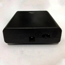 4 * AA Battery Srorage Box Holder 4pcs AA Batteries Case with a Lid & Three stop Switch Black Digital Hot With DC female plug