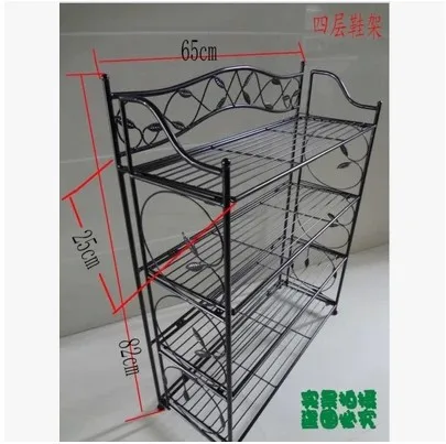 wrought iron boot rack