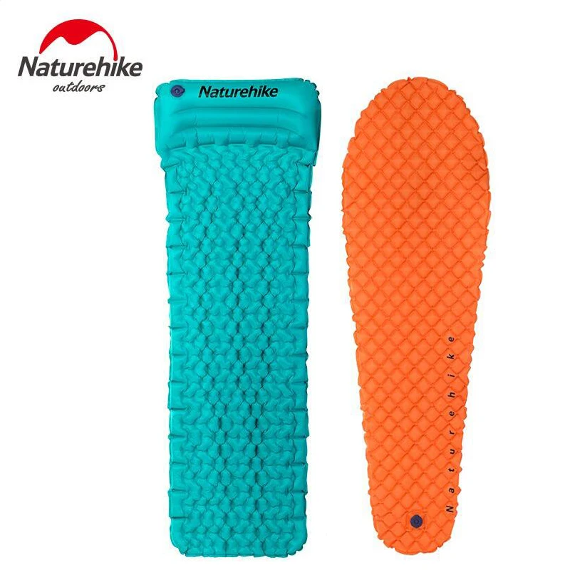 Get  Naturehike Inflatable Mattress Sleeping Pad Ultralight Camping Mat Air Bed Sleeping Bag Accessories