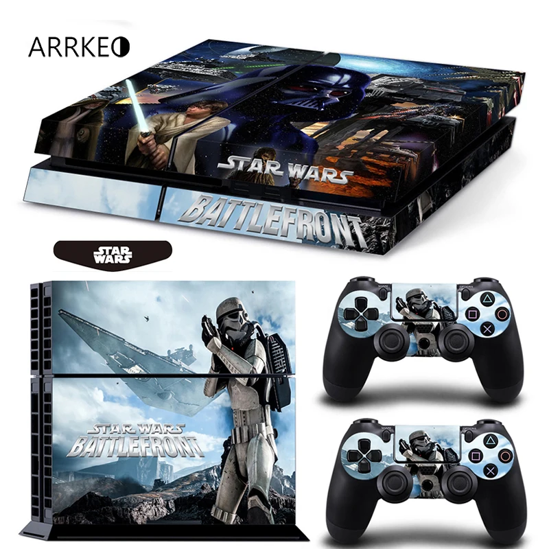 Виниловый чехол ARRKEO Star Wars Battlefront наклейка PS4Skin для Sony PlayStation 4 консоль и 2