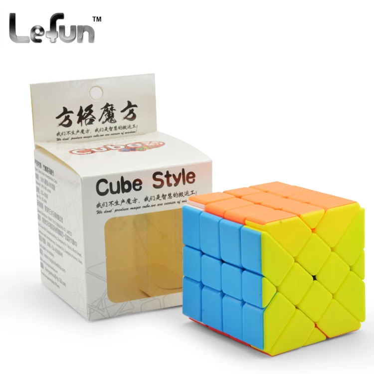 Lefun 4*4*4 Fisher магический куб без наклеек 4х4 магический куб Cubo Magico Обучающие Развивающие игрушки для детей