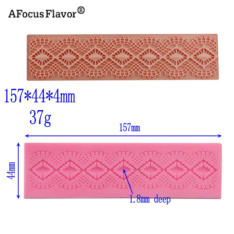 1 шт., новинка, силиконовая форма с кружевным узором, сахарное желе, ледяной торт, украшение, инструмент для моделирования, кухонные силиконовые коврики для выпечки, подставки для тортов