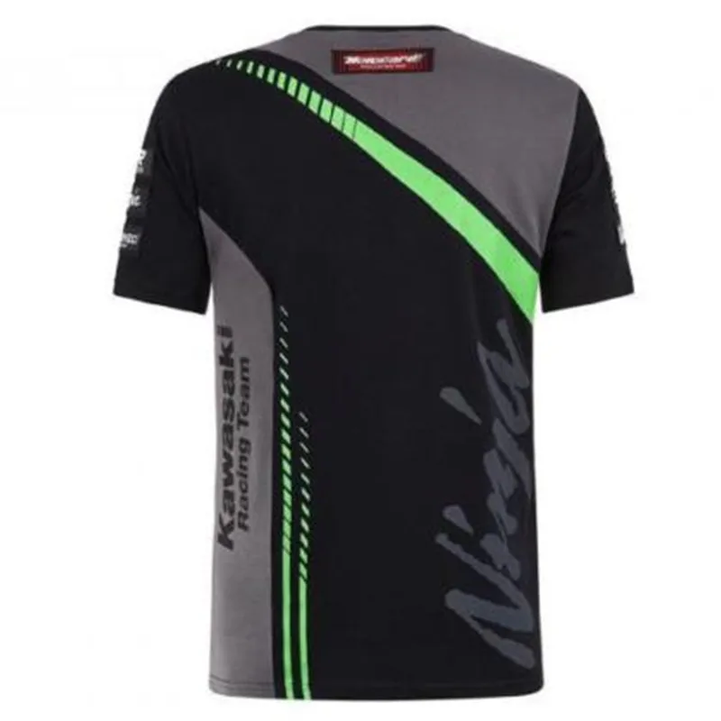 Гоночная футболка для мотоциклистов Kawasaki Ninja для езды по бездорожью ATV quick dry Racing Jersey зеленый черный