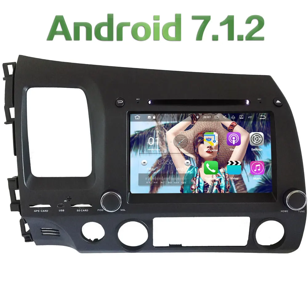 4G WIFI 8 Android 7 1 2 Quad Core 2GB RAM DAB Car DVD font b
