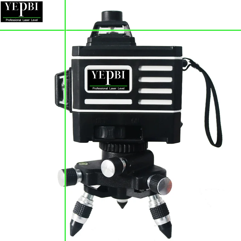 

Yepbi Professional 12 Lines 3D Self-Leveling Laser Level Nivel Laser 360 Autonivelante Super Powerful Green Laser Beam Line