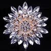 baiduqiandu Brand Classic Crystal Rhinestones Big Daisy Flower Brooches for Women Coat or Wedding Bouquets ► Photo 2/6