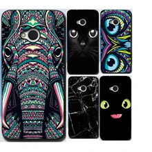 Moda hot sale luxo super hot animal elefante/cat/coruja/mármore projetos tampa do telefone shell duro para htc one m7 m8 m9