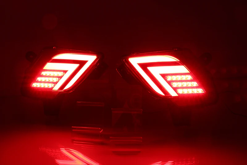 Автомобильная проблесковая 2 шт для Mazda CX-5 CX5 CX 5 2013 Автомобильный светодиодный фонарь светильник заднего бампера светильник задний противотуманный фонарь стоп-сигнал светильник