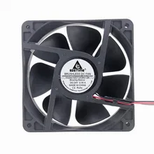 Gdstime Computer Server Case 12038 2Pin 120x120x38mm 120mm DC 24V Cooling Fan Radiator Gdstime Computer Server Case 12038 2Pin 120x120x38mm 120mm DC 24V Cooling Fan Radiator