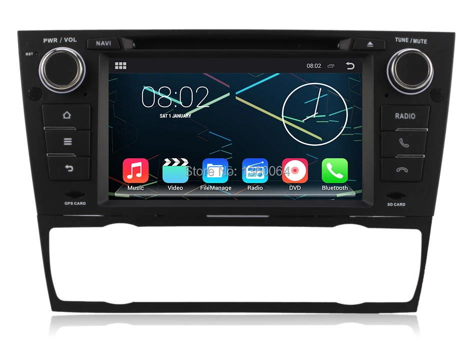 Sale RK3188 Quad Core 2 Din Auto Radio PC Android 5.1.1 Car DVD Head unit  For BMW E90 E91 E92 E93 With GPS Bluetooth 3G WiFi DVR 2