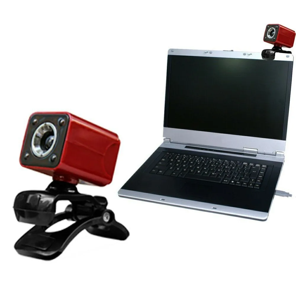 Basix usb веб камера высокой четкости HD Камера 4 светодиодный индикаторы Usb