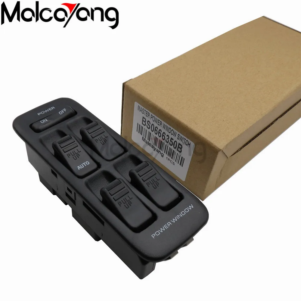 

New Front Left Hand Driver Side Electric Control Master Power Window Switch BS06-66-350B BS0666350B For Mazda 323 91-94