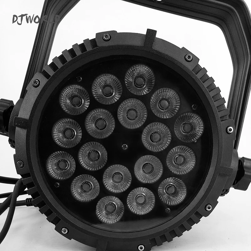 Водонепроницаемый светодиодный Par 18x18W RGBWA + UV DMX512 сценический эффект освещения