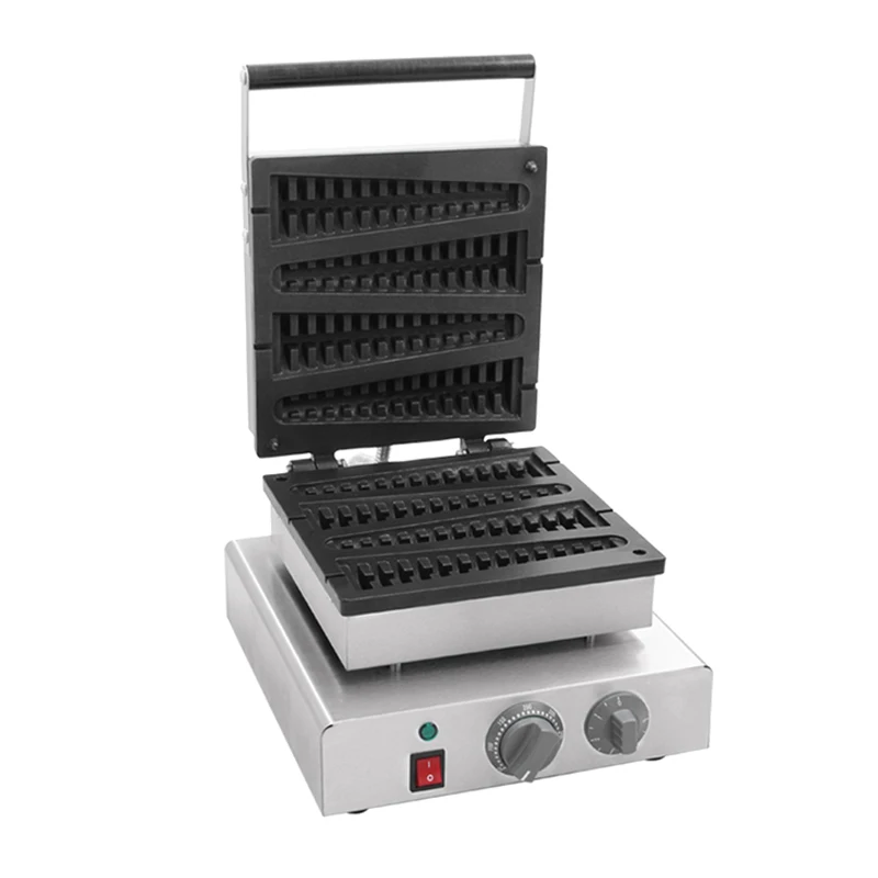 

Free Shipping Stainless Steel Lolly Waffle Maker _ Lolly Waffle Machine _Commercial lolly waffle maker
