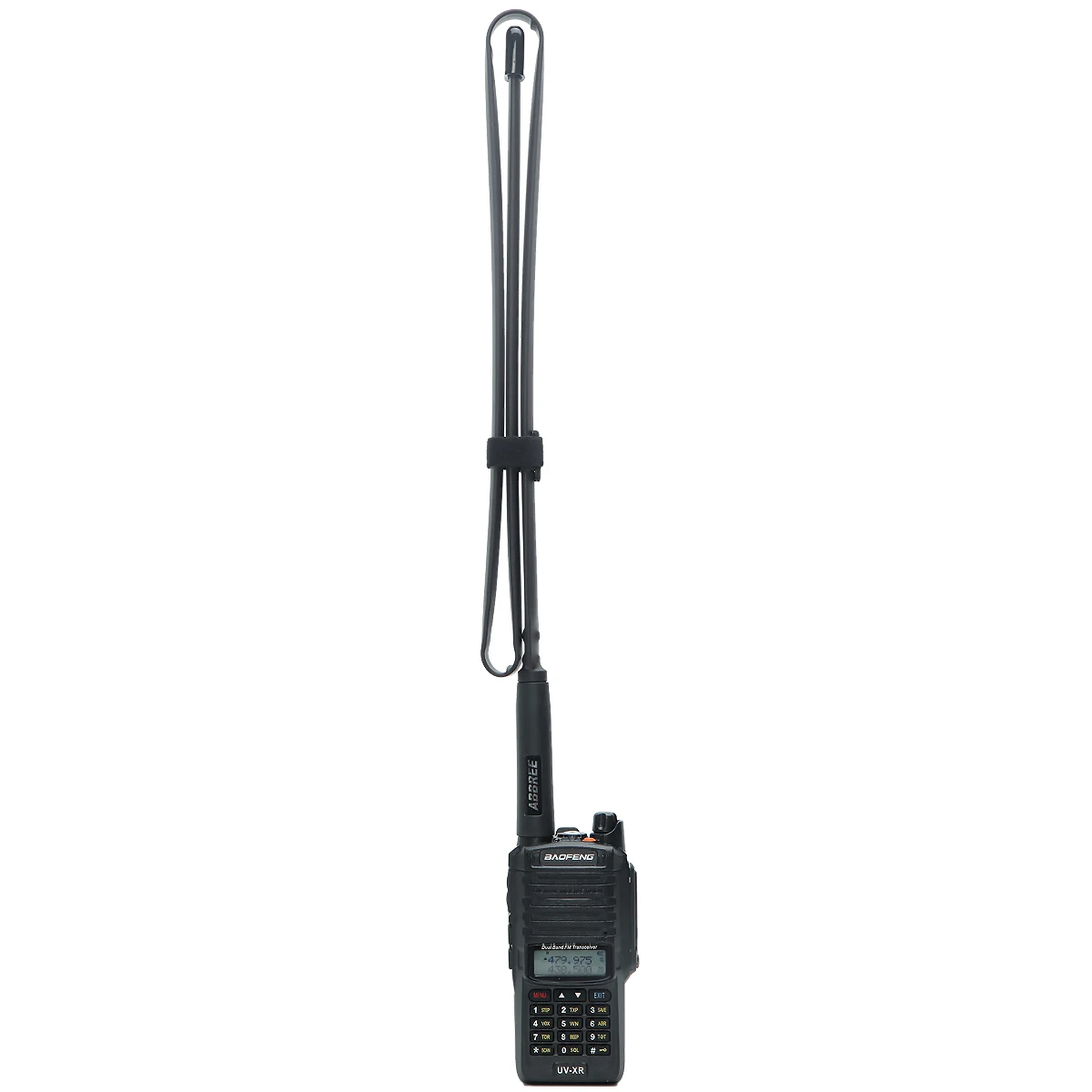 ABBREE SMA Female VHF UHF Двухдиапазонная Складная тактическая антенна для BaoFeng UV XR 9R Plus /Mate