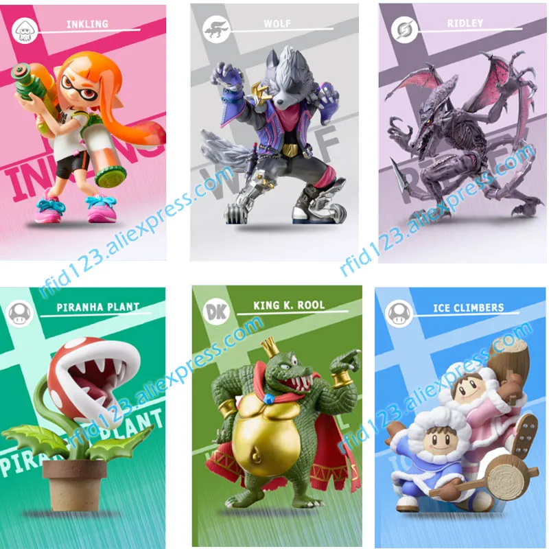 Новая технология Amiibo Card Link для Super Smash Bro. Серия