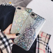 

Fintorp Glitter Case For Huawei P20 Lite P20 Pro Cases Luxury Bling RainBow Laser Cover Coque On For Huawei P20 Plus Funda Capa