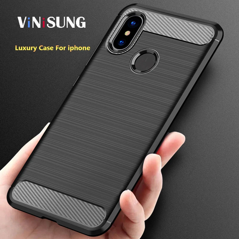 

Phone Bag Case for iPhone 7 XR XS MAX X 8 6 TPU Silicone Back Magnet Cases Cover for iPhone X 6 6S Plus Rubber Carbon Fiber Case