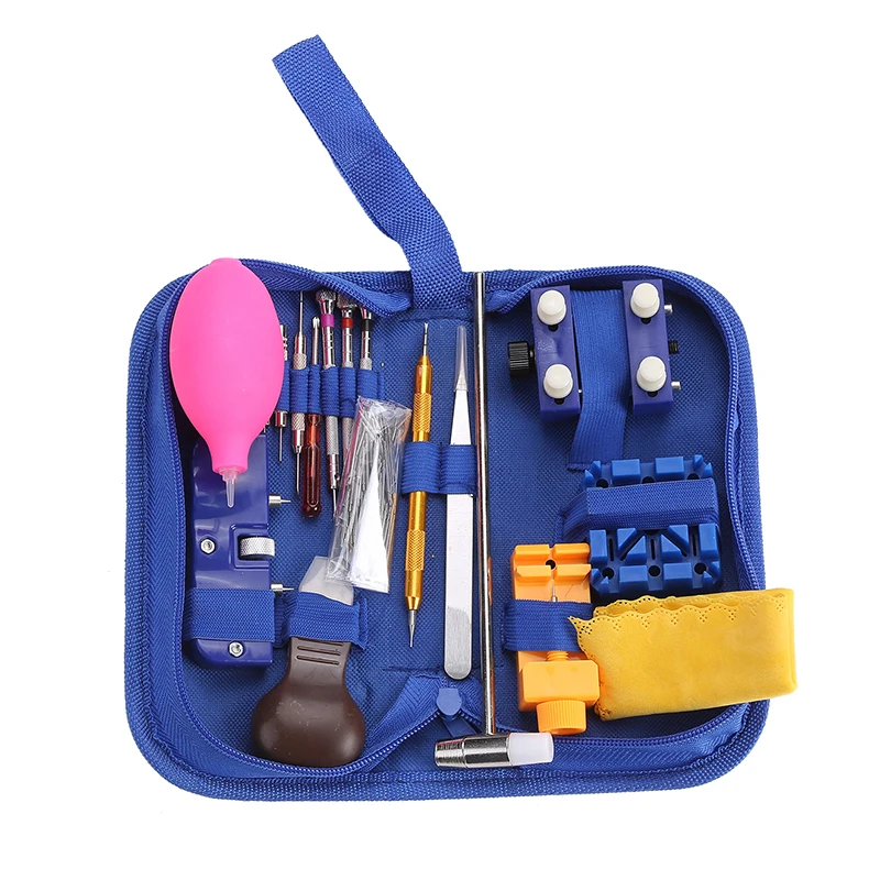 

126pcs/set Watch Repair Tool Kits Back Case Opener Spring Pins Bar Link Screwdriver Set Watchmaker Tools Watch Parts