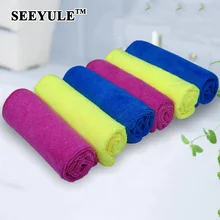 1 шт. SEEYULE 30x30 см из микрофибры для мойки машины полотенце для мытья посуды Инструмент Ткань поглощение воды детализация удаления грязи