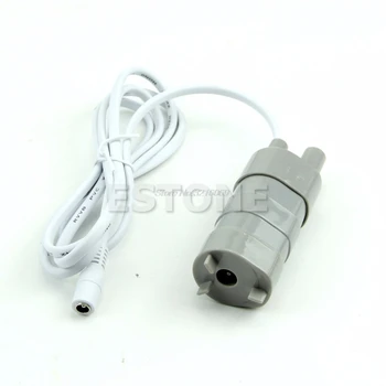 

1.2A DC 6-12V Micro Submersible Motor Water Pump 14L/Min 600L/H 5M 5.5x2.1 Female Whosale&Dropship