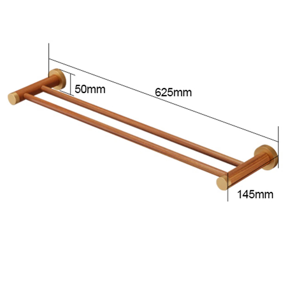 A1 ванная подвесное металлическое изделие вешалка для полотенец двойной полотенцесушитель с деревянным каркасом wx6221015