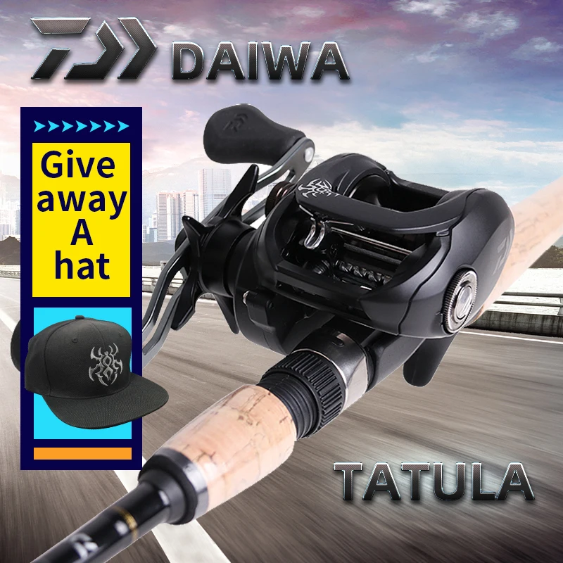 

DAIWA 2019 Original TATULA spideBaitcasting Reel 100HS 100HSL 100XSL 100XS 200HS 8BB Saltwater Carp Fishing Tackle T Wing System