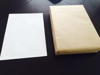 

A4 size 75g 75% cotton 25% linen off white paper with UV fiber