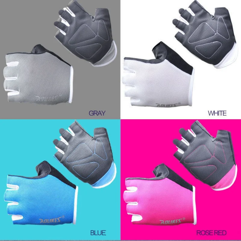 1 Pair Anti-slip weightlifting gloves Body Building Sport Fitness Gloves for Men Women Essential in GYM Sportwear