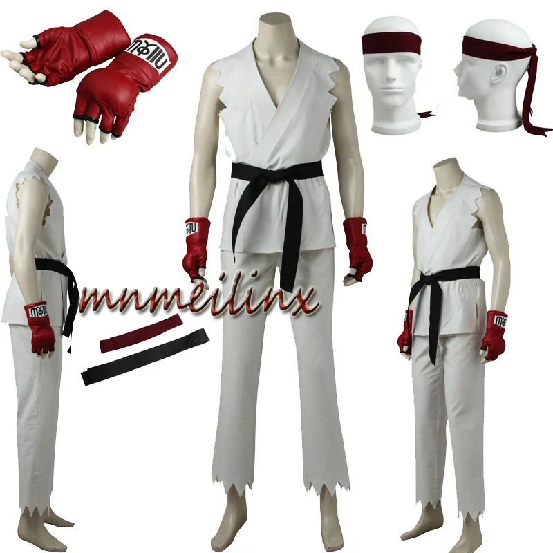 NEW ARRIVAL Street Fighter V Ryu Cosplay Costume Custom Size Halloween