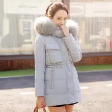 S-2XL Горячая Новинка; для женщин модные длинные Cultivate One's Morality Парадное, тонкое пуховое пальто с капюшоном