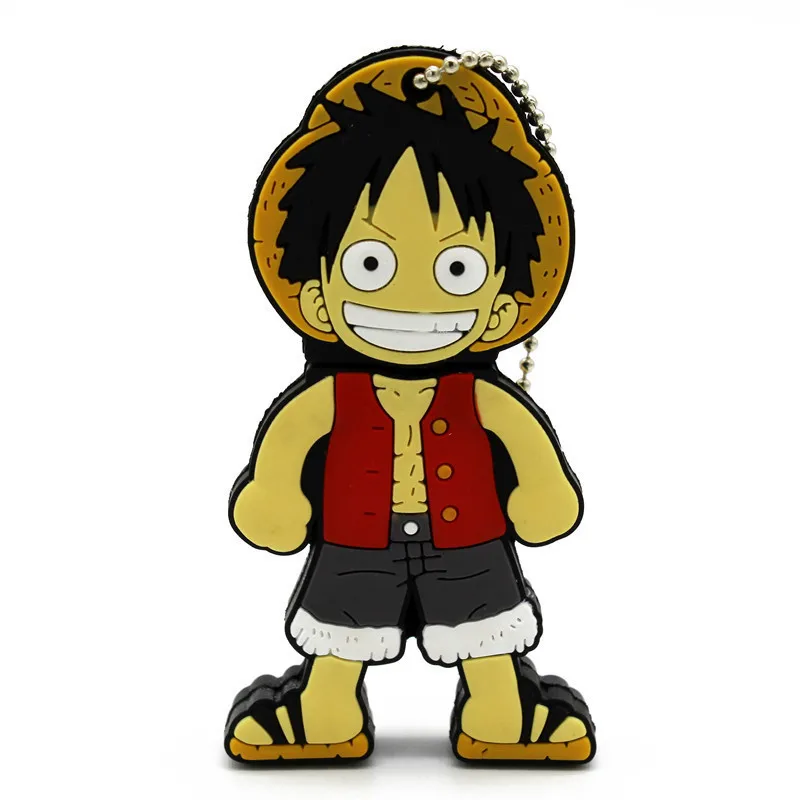 Флеш-накопитель one piece USB 4 ГБ 8 ГБ 16 ГБ 32 ГБ 64 ГБ USB 2,0 мультфильм подарок u диск