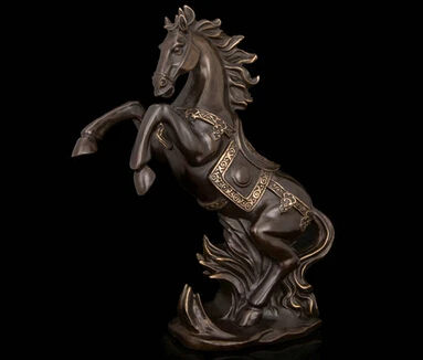 

xd 002466 Art Deco Sculpture Animal Horse Bronze Statue