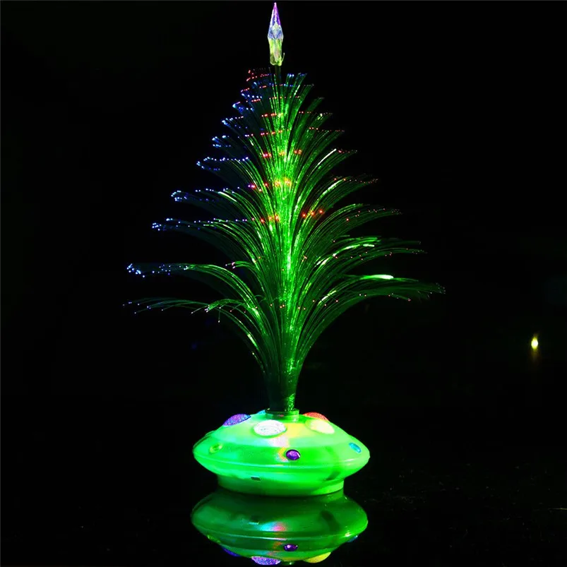 New LED Colorful Changing Mini Christmas Tree Decoration Table Party Charm Desk Decorations Gift for Home decor #4o26#f (16)