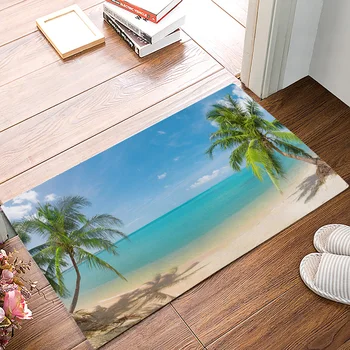 

Bernamburgo Beach Bathroom Accessories Set Dirt Debris Mud Trapper Boot Shoes Scraper Non Slip Backing Bath Shower Tub Area