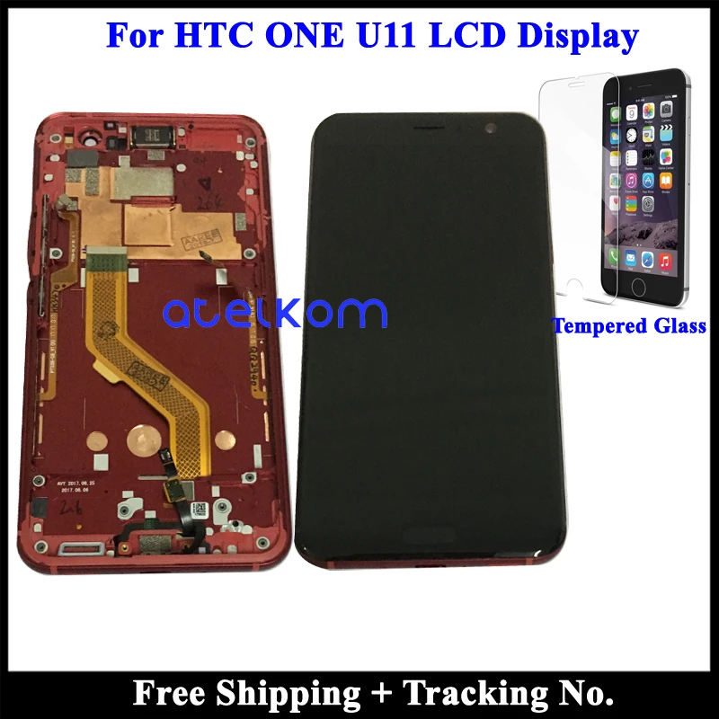 ЖК-дисплей Super AMOLED для HTC U11 U-3w с цифровым преобразователем сенсорный экран в сборе