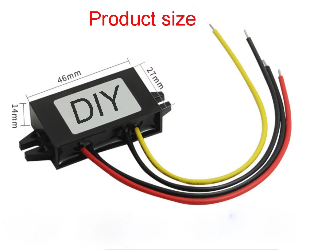 DC 12V(11-22 V) Шаг вниз 9V 2A 18 Вт DC-DC преобразователя постоянного тока DC понижающий преобразователь автомобилей Мощность адаптер Напряжение регулятор Водонепроницаемый